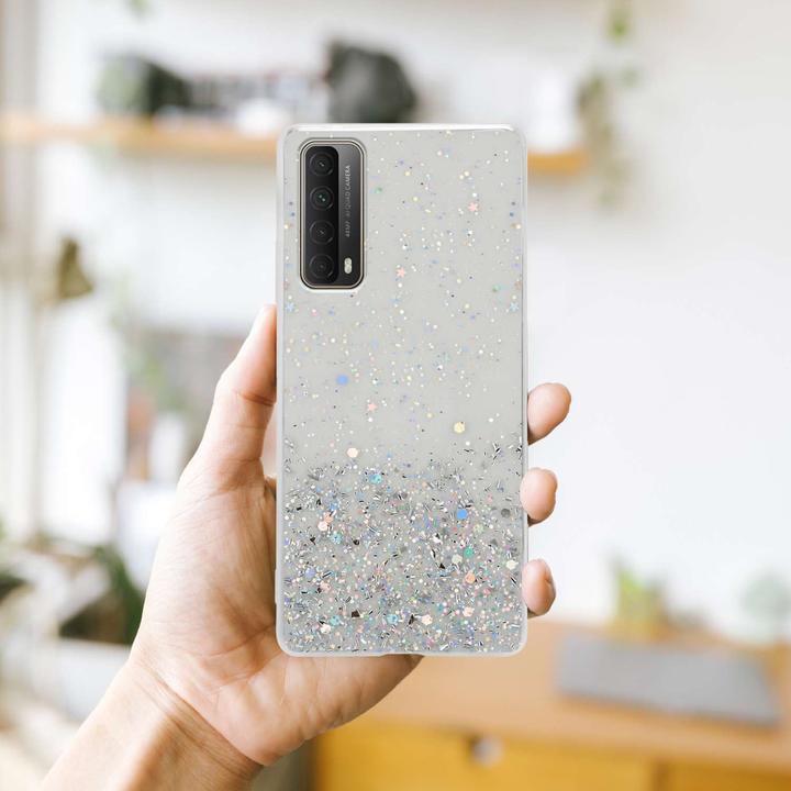 Produktbild Cadorabo TPU Hülle für Huawei P SMART 2021 mit Glitzer (Huawei P Smart (2021))