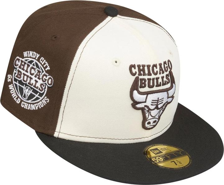 Produktbild New Era 59Fifty Cap - Chicago Bulls chrome / walnut - 8 (8)