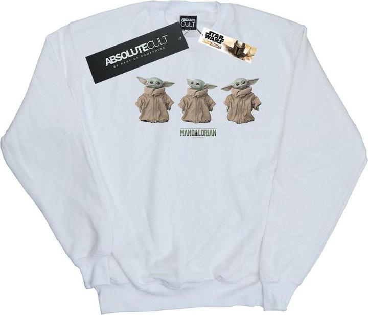 Actual product image Star Wars Boys The Mandalorian The Child Poses Sweatshirt (104)