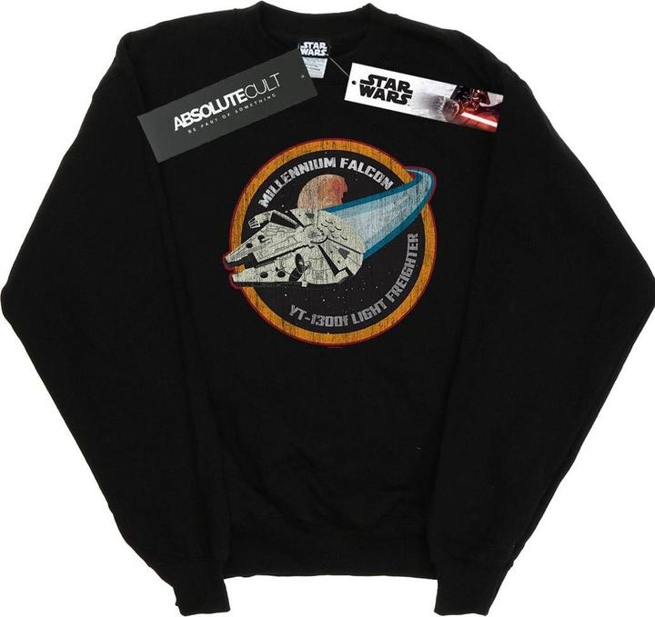Immagine prodotto Star Wars Millennium Falcon Badge Felpa Uomo (L)