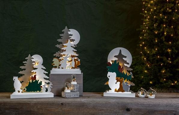Actual product image Star Trading LED decorative light Forest Friends 9 cm, 2 pieces