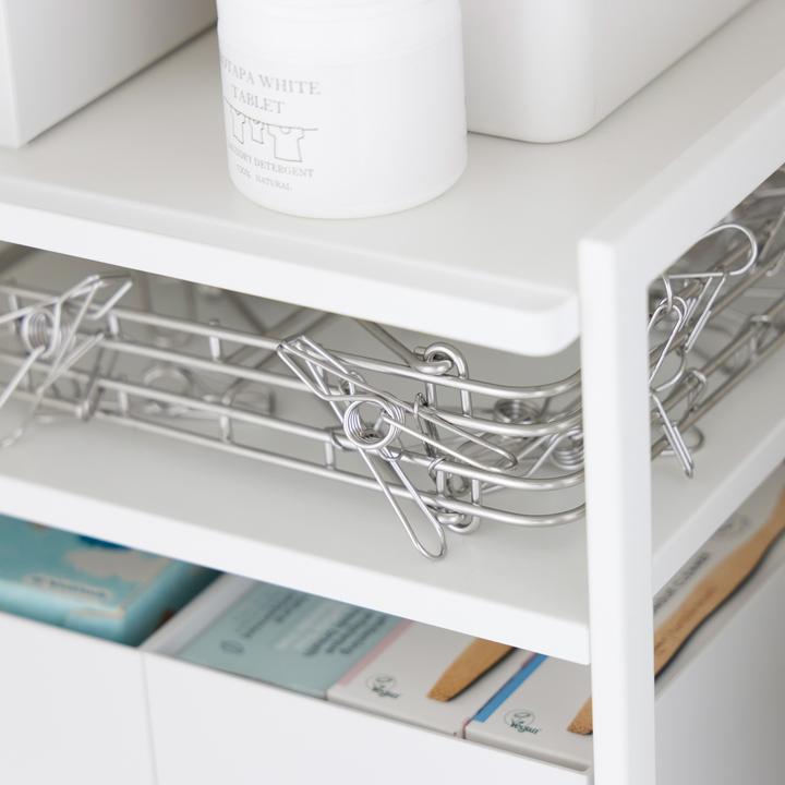 Actual product image Yamazaki 3-tier under-sink organiser TOWER