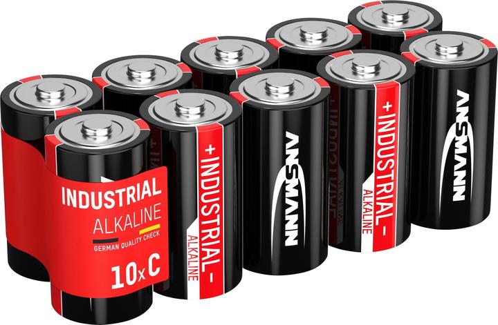 Ansmann Bébé industriel Alkali-Manganèse (10 pcs, C, 7200 mAh)