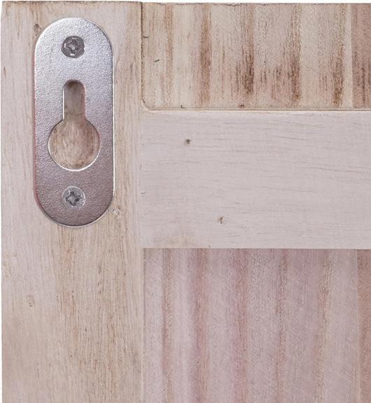 Immagine prodotto Mendler Appendiabiti da parete Welcome, Shabby Look Vintage, 91x60cm - marrone naturale