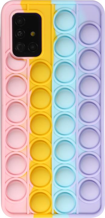 Produktbild PhoneLook Hülle Silikon Luftblasen Anti-Stress Regenbogen (Samsung Galaxy A51)