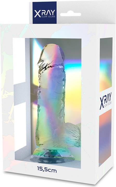 Image du produit X Ray XRAY CLEAR DILDO REALISTA TRANSPARENT 15.5CM X 3.5CM