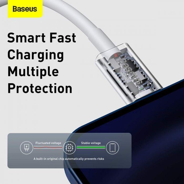 Actual product image Baseus Superior USB Type C - Lightning (1 m, USB 2.0)
