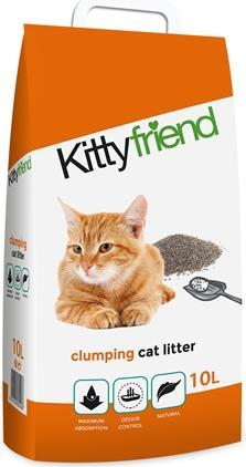 Actual product image Sanicat Kittyfriend cat litter, cat litter, bentonite, 10 litres, clumping (Clumping, 10.92 kg)