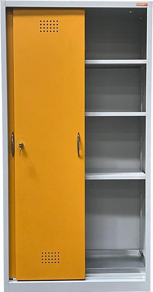 eurokraft basic Umweltschrank mit Schiebetüren (92 cm, 180 cm)
