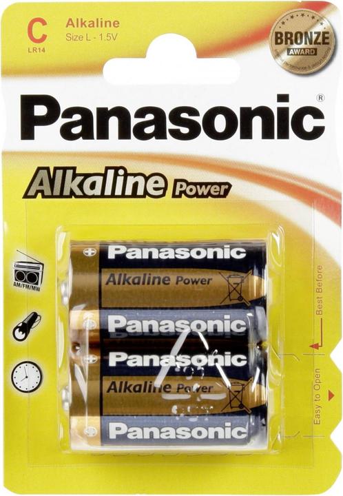 Panasonic 1x2 Alimentation alcaline Baby C LR 14 (2 pcs, C)