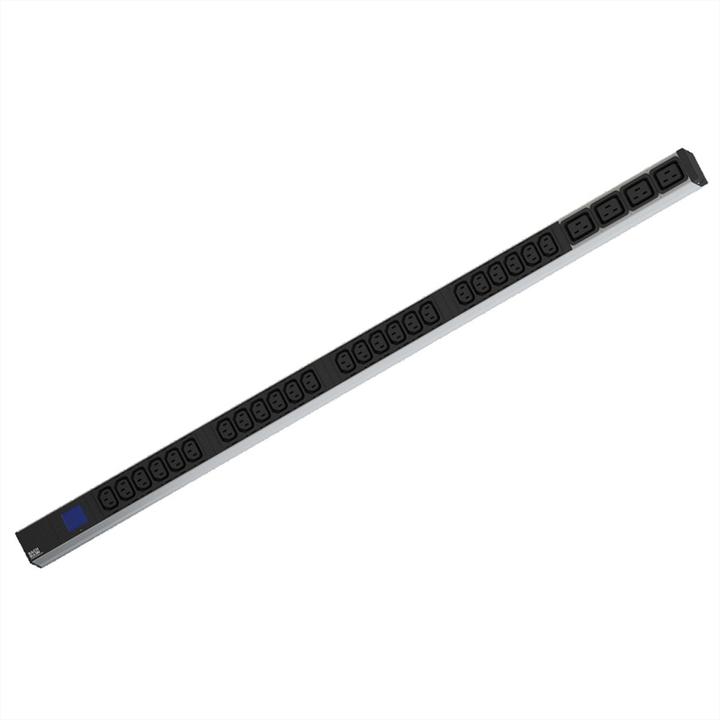 Bachmann BN0500 48,26cm 19Zoll PDU 1HE 24xC13 4xC19 Leistungsmessung Anschluss CEE 16 blau