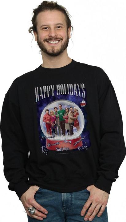 Produktbild Dam Happy Holidays Sweatshirt aus Baumwolle (4XL)