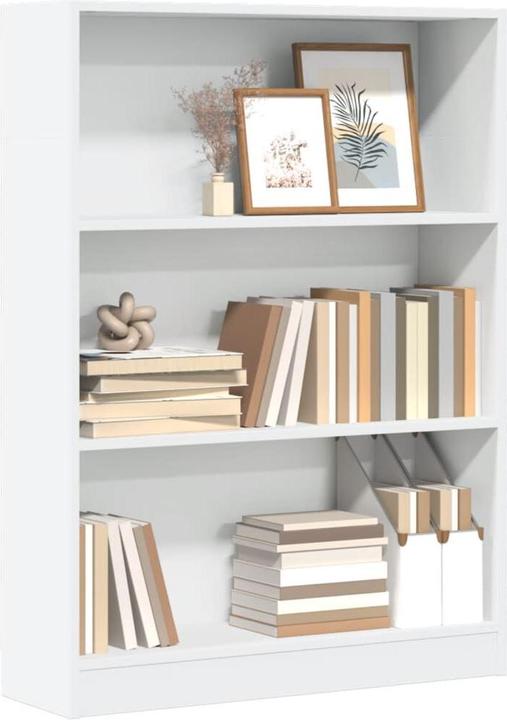 Immagine prodotto VidaXL Bücherregal Regal Standregal Büroregal Aktenregal Aufbewahrungsregal Weiss (80 x 24 x 109 cm)