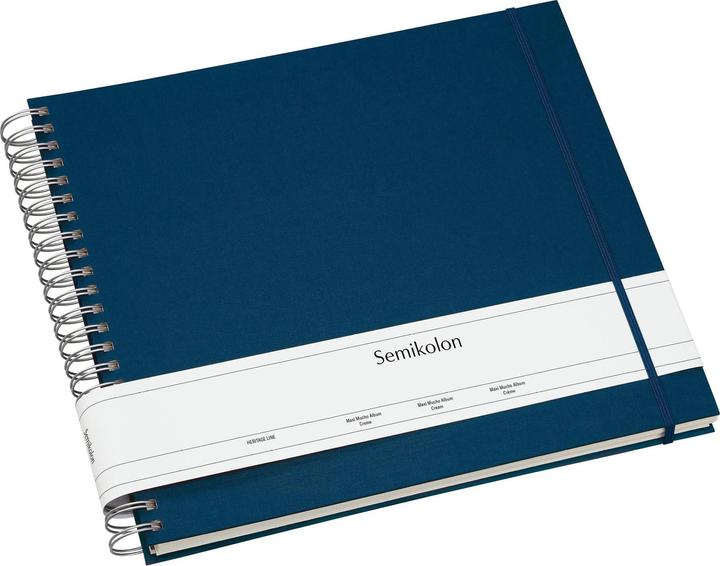 Produktbild Semikolon Fotoalbum Maxi Mucho Marineblau, Cremefarbige Seiten (10 x 15 cm, 9 x 13 cm)