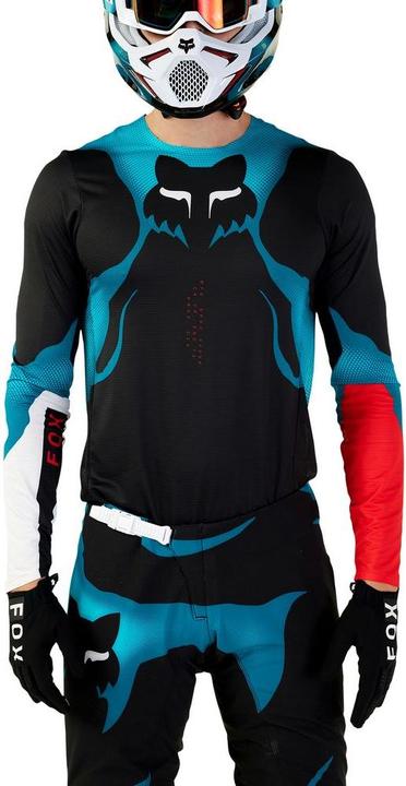 Actual product image Fox Jersey 24 Flexair Withered Blk (XL)