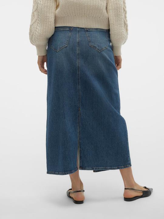Actual product image Vero Moda VMTESSA Hohe Taille Langer Rock Jeansrock (S)