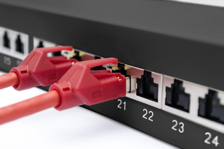 Actual product image Digitus patch panel