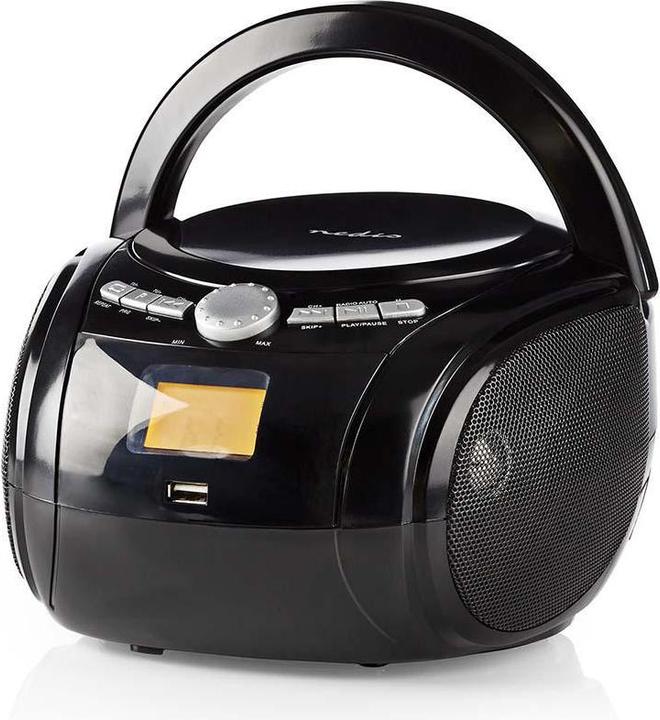 Nedis CD Player Boombox Battery Powered/Mains Powered Stereo 9 W Bluetooth® FM USB Playga (FM, Bluetooth)