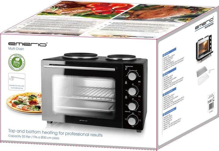 Produktbild Emerio Ofen mit Kochplatten