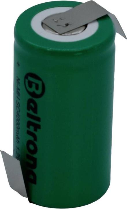 Actual product image Beltrona SC4000 Special rechargeable battery Sub-C Z solder tag NiMH 1.2 V 4000 mAh (1.20 V, 4000 mAh)