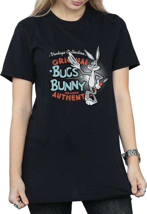 Immagine prodotto Looney Tunes Maglietta boyfriend in cotone vintage di Bugs Bunny (XL)