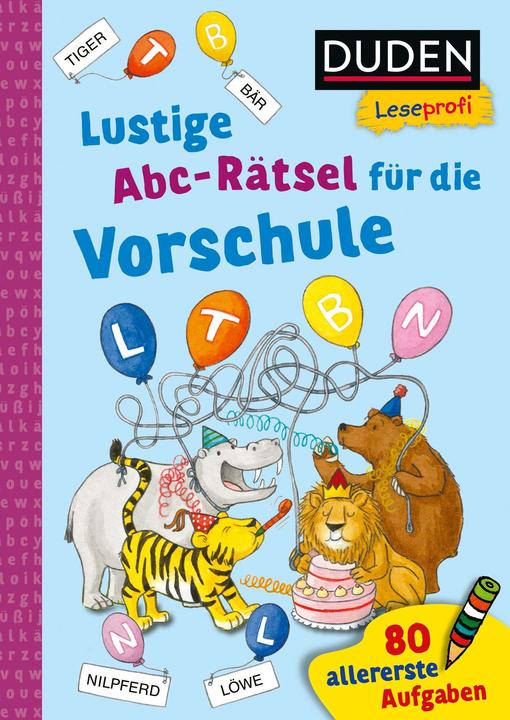 Immagine prodotto Duden Leseprofi – Lustige Abc-Rätsel für die Vorschule (Tedesco, Ute Mueller-Wolfangel, Riciclatori sandra, 2022)