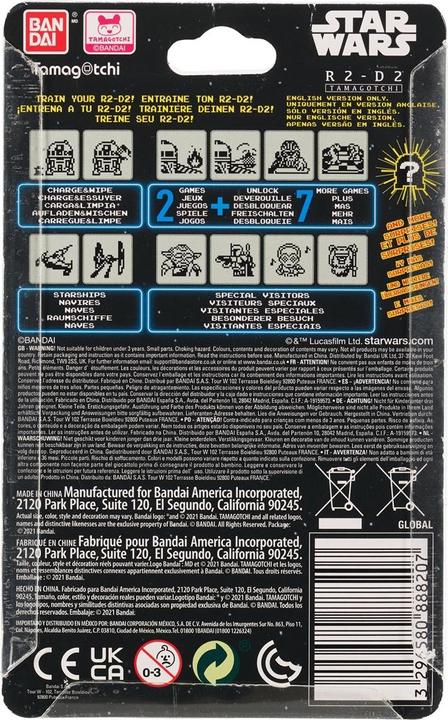 Immagine prodotto Bandai STAR WARS - R2-D2 (Edition Bleue) - Tamagotchi (Tedesco, Francese, Multilingue, Italiano, Inglese)