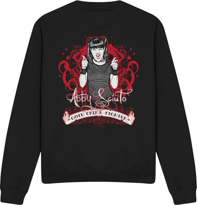 Actual product image Ncis Unisex Adult Goth Crime Fighter Sweatshirt (L)