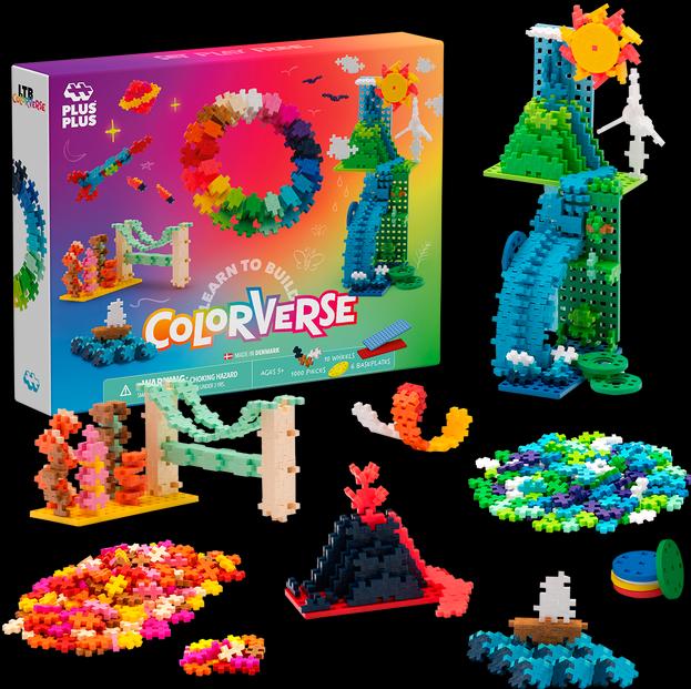 Image du produit Plus-Plus Plus Plus - Learn to build Colorverse Super set - (3972)