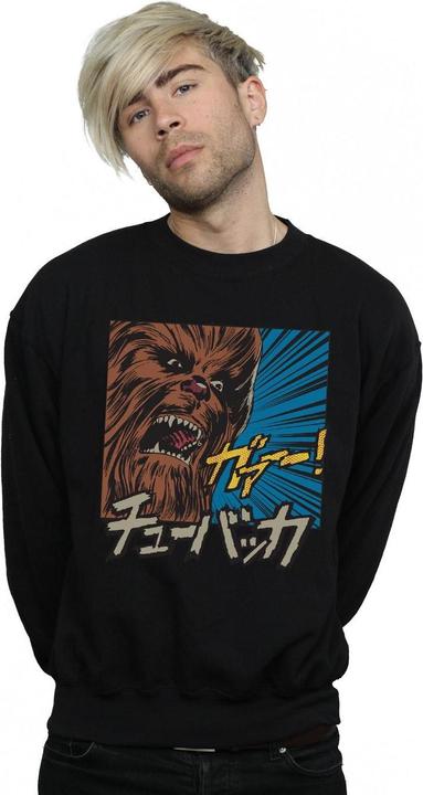Actual product image Star Wars Mens Chewbacca Roar Pop Art Sweatshirt (M)