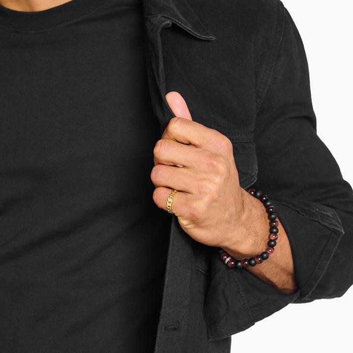 Image du produit Thomas Sabo Ring Kettenglieder vergoldet (62, Argent 925)