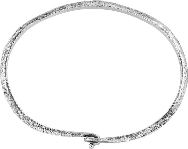 Image du produit Haze & Glory Armband Armreif - Hook Small Gehämmert 925 Silber (20 cm, Argent sterling 925)