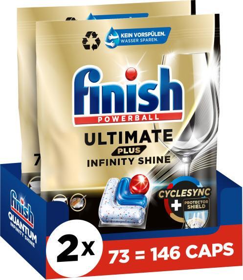 Immagine prodotto Finish Ultimate Plus Infinity Shine (Compresse, 146 x)