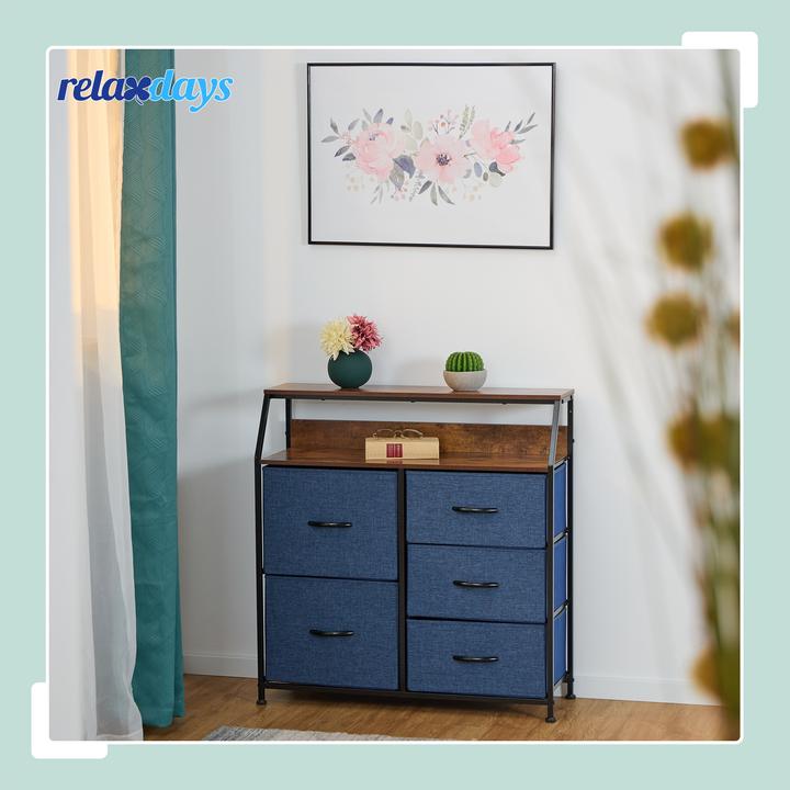 Image du produit Relaxdays Commode (84 x 30 x 87 cm)