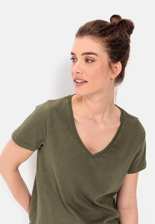 Actual product image Camel Active V-neck T-shirt made from organic cotton (XS)
