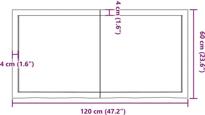 Immagine prodotto VidaXL Emerald (120 x 6 x 60 cm)
