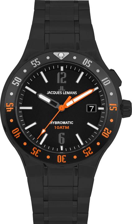 Image du produit Jacques Lemans Herrenuhr Hybromatic (Montre de sport, 42 mm)