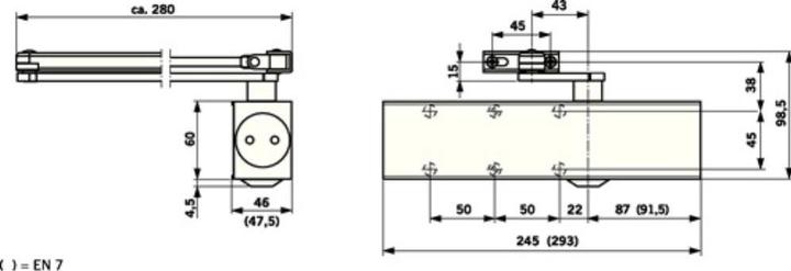 Actual product image Dormakaba Door closer TS 83 (Indoor)