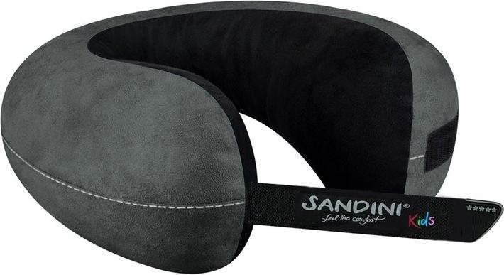 Immagine prodotto Sandini TravelFix Kids, microfibra antracite (Cuscino per testa e collo)