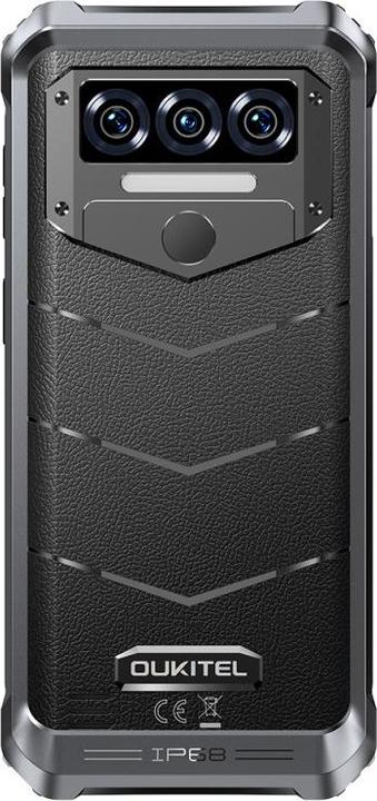 Image du produit Oukitel WP38 (6.52" - NFC - 10 600 mAh - 256 Go, 6 Go RAM) Noir (256 Go, Noir, 6.52", Double SIM)