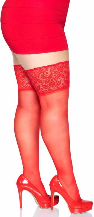 Image du produit Leg Avenue Bas avec une large finition en dentelle (XXL)