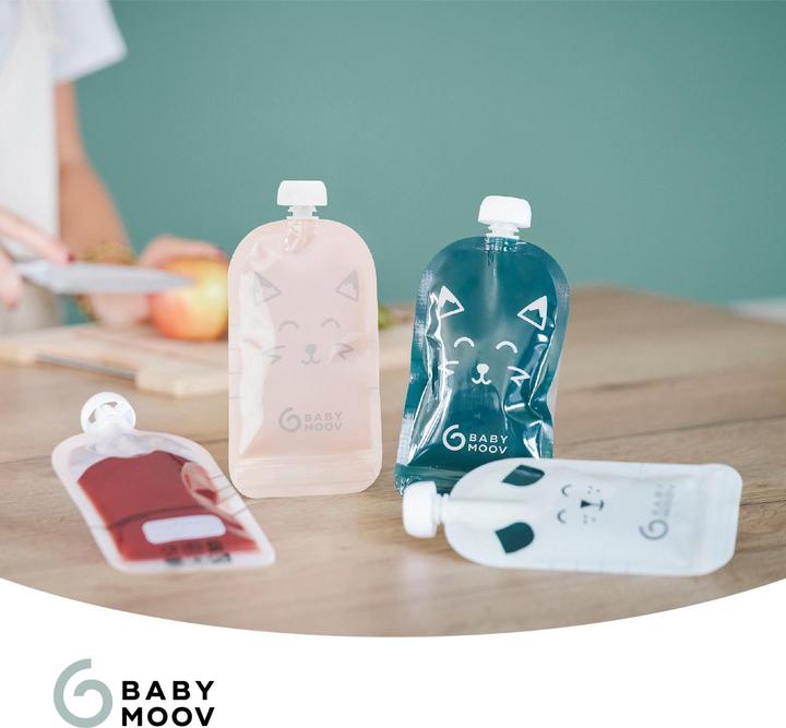 Actual product image Babymoov ISY squeeze bag