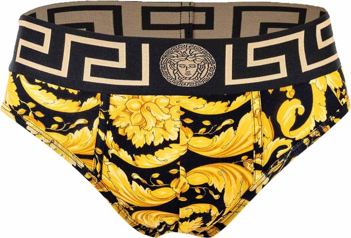 Produktbild Versace Slip Stretch Organic Jersey Barocco Ss92 All Over - New Logo (XL, Einzelpack)