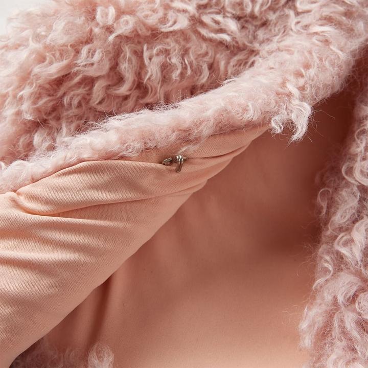 Actual product image VidaXL Children's waistcoat faux fur light pink 92,outer material (92)