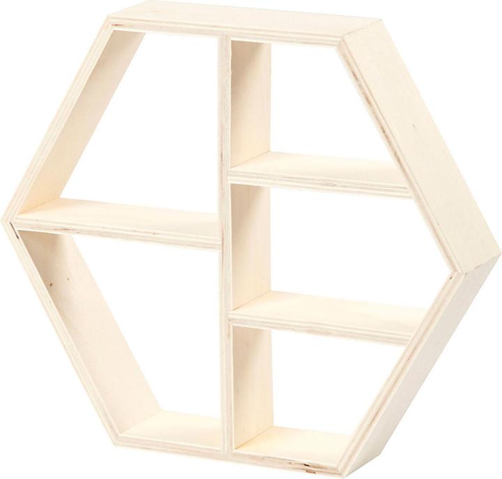 Creativ Company Wooden rack 6-corner (25 x 28.5 cm)
