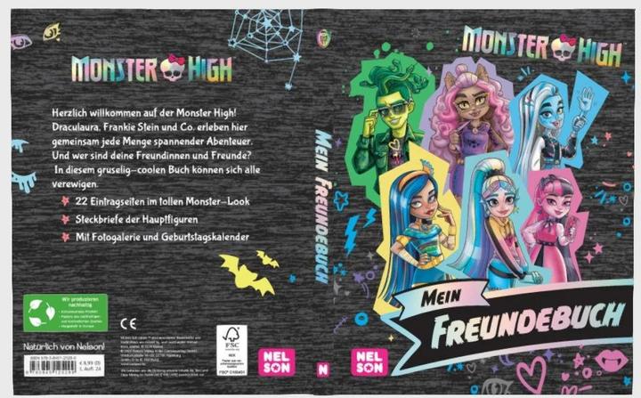 Immagine prodotto Monster High: Mein Freundebuch (Tedesco, 2024)
