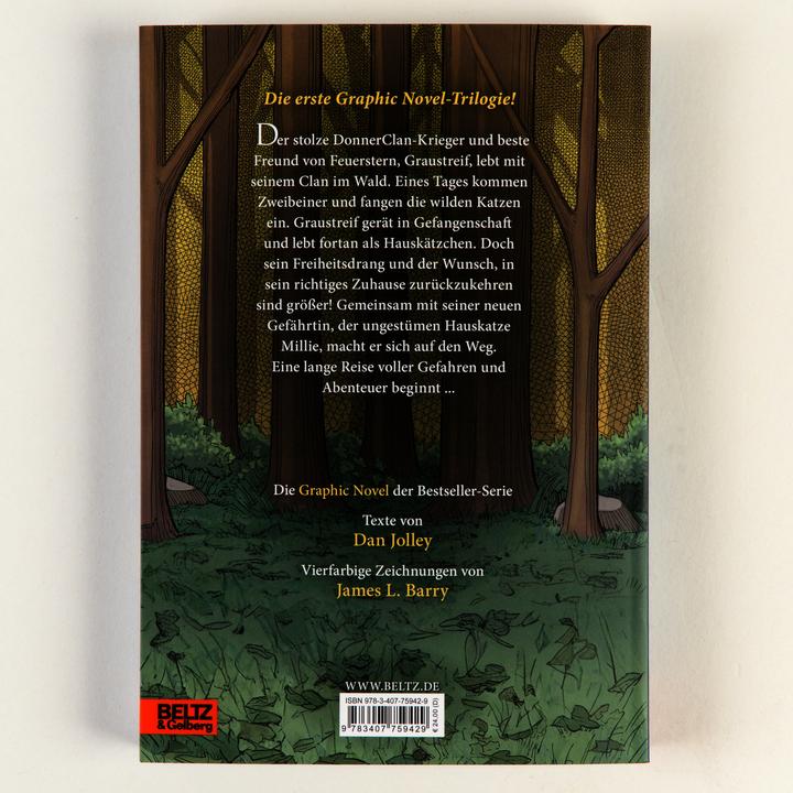 Image du produit Warrior Cats - Graustreifs Weg zurück (Allemand, Erin Hunter, Dan Jolley, 2024)