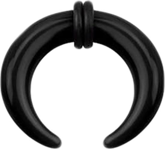 Produktbild Star Piercing Dehnsichel schwarz (Acryl, ohne Messing)