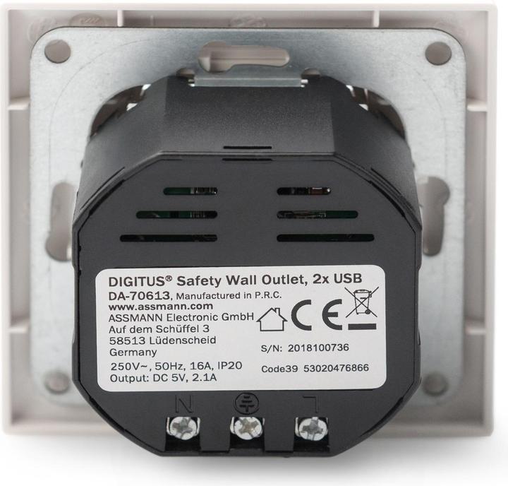 Immagine prodotto Digitus Presa con 2 porte USB