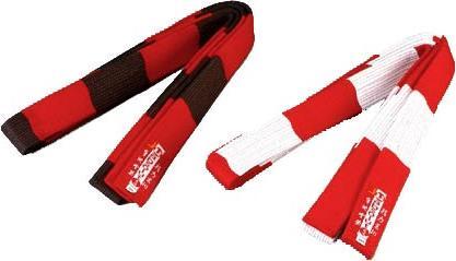 Actual product image Ju-Sports Belt red/black 7. DAN